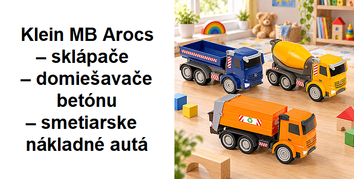 Klein MB Arocs nákladné auta | KP HRAČKA