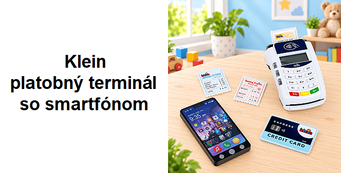 Klein platobný terminál so smartfónom | KP HRAČKA
