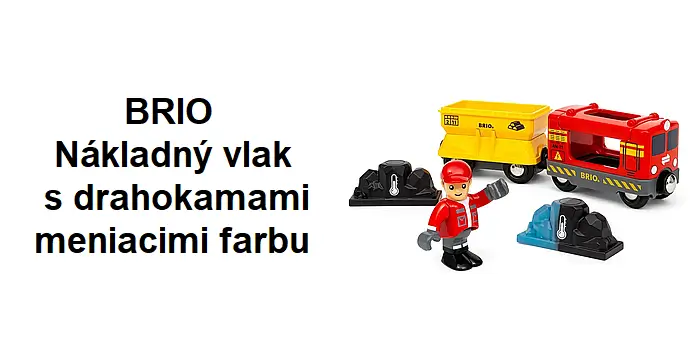 BRIO Nákladný vlak s drahokamami meniacimi farbu - KP HRAČKA