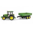 Bruder John Deer 5115M traktor s prívesom - KP HRAČKA