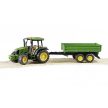 Bruder John Deer 5115M traktor s prívesom - KP HRAČKA