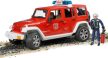 Bruder Jeep Wrangler Hasičské auto s figúrkou hasičov - KP HRAČKA