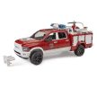 Bruder RAM 2500 Hasičské vozidlo so svetelným a zvukovým majákom - KP HRAČKA