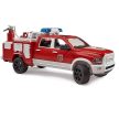 Bruder RAM 2500 Hasičské vozidlo so svetelným a zvukovým majákom - KP HRAČKA