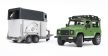 Bruder Land Rover Defender s prepravníkom na koňa - KP HRAČKA