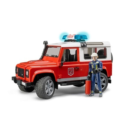 Bruder Land Rover Hasičské auto s figúrkou hasičom - KP HRAČKA