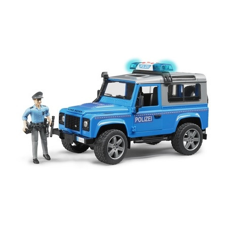 Bruder Land Rover Defender Policajné auto s figúrkou polície - KP HRAČKA