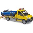 Bruder MB Sprinter Odťahová služba + roadster - KP HRAČKA