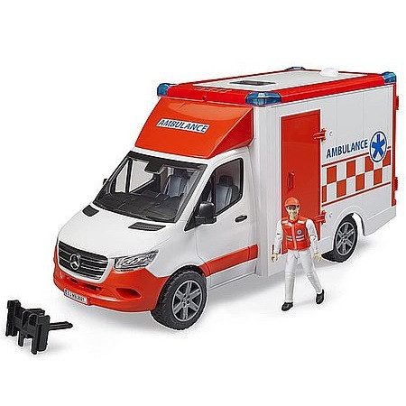 Bruder MB Sprinter Ambulance s vodičom - KP HRAČKA