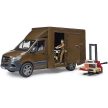 Bruder MB Sprinter UPS dodávka s manuálnym hydraulickým zdvihom - KP HRAČKA