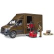 Bruder MB Sprinter UPS dodávka s manuálnym hydraulickým zdvihom - KP HRAČKA