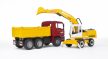 Bruder MAN TGA Nákladné auto s bagrom Liebherr 912 - KP HRAČKA