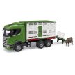 Bruder Scania Super 560R Prepravník zvierat s figúrkou kravy - KP HRAČKA