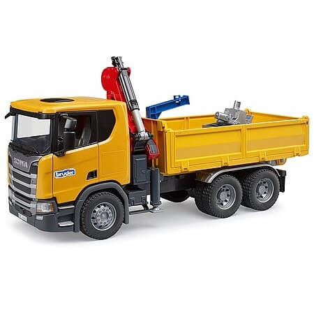 Bruder Scania Super 560R sklápač so žeriavom - KP HRAČKA