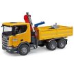 Bruder Scania Super 560R sklápač so žeriavom - KP HRAČKA
