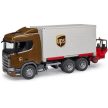 Bruder Scania Super 560R UPS logistická s vysokozdvižným vozíkom - KP HRAČKA