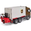 Bruder Scania Super 560R UPS logistická s vysokozdvižným vozíkom - KP HRAČKA