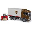 Bruder Scania Super 560R UPS logistická s vysokozdvižným vozíkom - KP HRAČKA