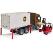 Bruder Scania Super 560R UPS logistická s vysokozdvižným vozíkom - KP HRAČKA