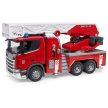 Bruder Scania Super 560R Hasičský auto s rebríkom a vodnou pumpou - KP HRAČKA