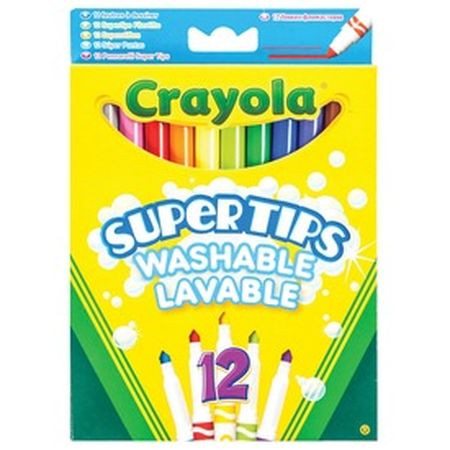 Crayola sada 12 tenkých fixiek - KP HRAČKA