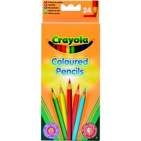 Crayola 24 kusov farebných ceruziek - KP HRAČKA