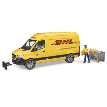 Bruder MB Sprinter DHL kuriérska dodávka s vodičom - KP HRAČKA
