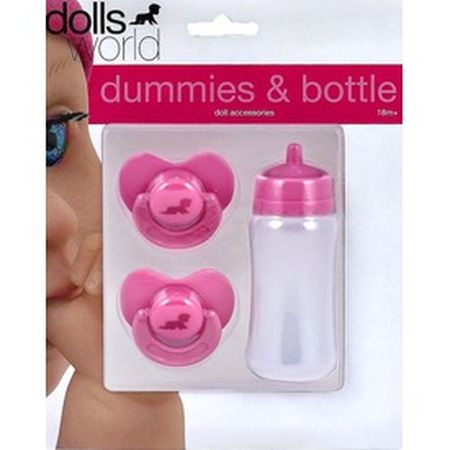 Súprava cumlíka a dojčenskej fľaše pre bábiky | KP HRAČKA