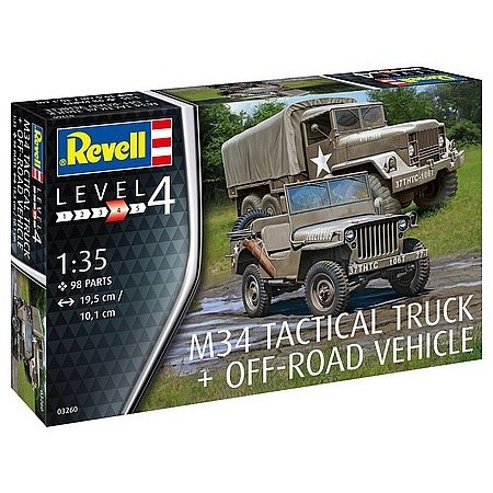 Revell M34 Tactical Truck & Off Road Vehicle 1:35 | KP HRAČKA