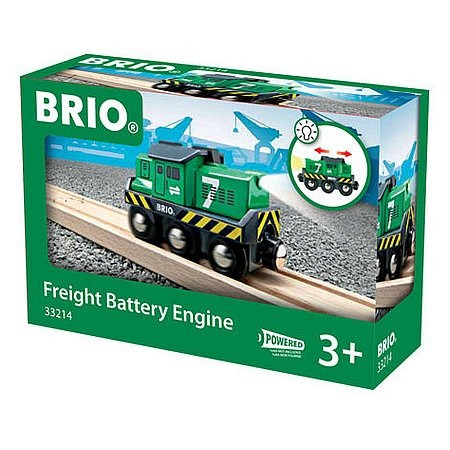 BRIO Batériová nákladná vlaková lokomotíva - zelená - KP HRAČKA