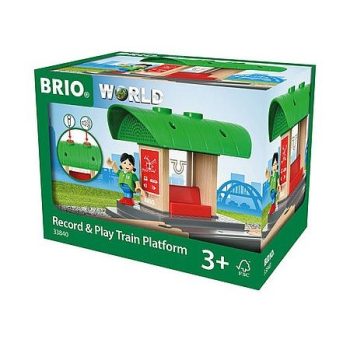 BRIO Record & Play vlaková stanica - KP HRAČKA