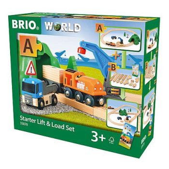 BRIO Štartovacia sada nakladača a zdviháka - KP HRAČKA