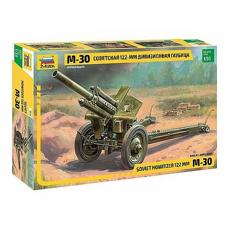Zvezda M-30 Soviet 122-mm Howitzer 1:35 | KP HRAČKA