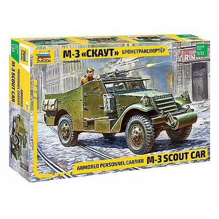 Zvezda M-3 Armored Scout Car 1:35 - KP HRAČKA