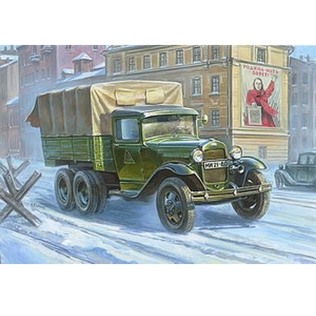 Zvezda GAZ-AAA Soviet Truck 1:35 - KP HRAČKA