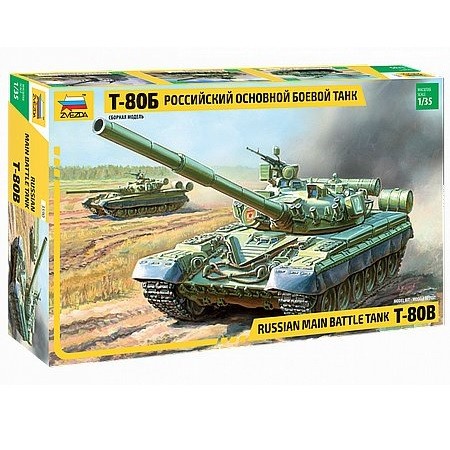 Zvezda T-80B Russian MBT 1:35 - KP HRAČKA