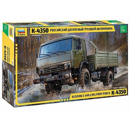 Zvezda Russian 2 Axle Military Truck K-4326 1:35 - KP HRAČKA