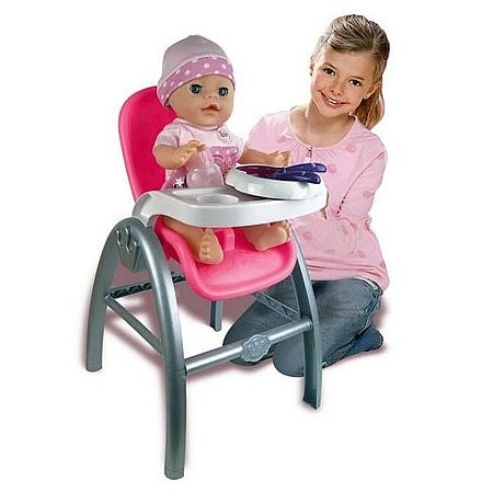 Baby Rose Vysoká stolička 3v1 a 30 cm dieťa - KP HRAČKA