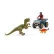 Schleich uniknúť pred velociraptorom pomocou štvorkolky - KP HRAČKA