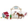 Schleich Horse Club Hannah víta kone so psom Ruby - KP HRAČKA
