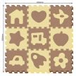 9-dielne puzzle domček a auto z penovej podložky - KP HRAČKA