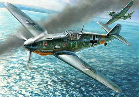Zvezda Messerschmitt Bf-109 F4 1:48 - KP HRAČKA
