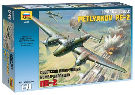 Zvezda Petlyakov Pe-2 Airplane 1:48 - KP HRAČKA