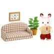 Sylvanian Families Nábytok Chocolate králikov tatko na pohovke - KP HRAČKA