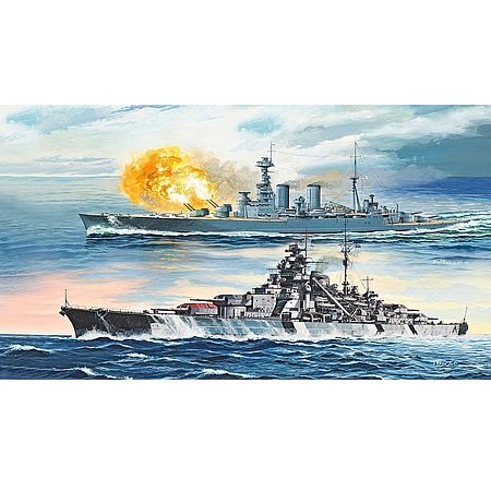 Revell Battle Set HMS HOOD vs. BISMARCK - 80th Anniversary 1:700 - KP HRAČKA
