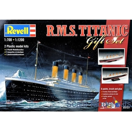 Revell Gift Set R.M.S.Titanic 1:700 és 1:1200 - KP HRAČKA