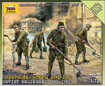 Zvezda Soviet Engineers 1941-1942 1:72 - KP HRAČKA