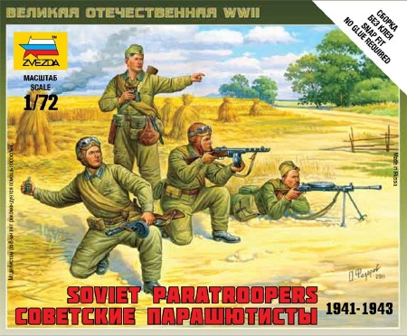 Zvezda Soviet Paratroops 1:72 - KP HRAČKA