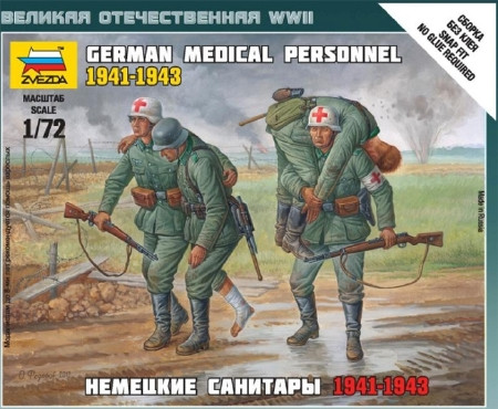 Zvezda German Medical Personnel 1941-43 1:72 - KP HRAČKA