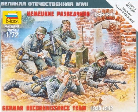 Zvezda German Reconnaissance Team 1:72 - KP HRAČKA